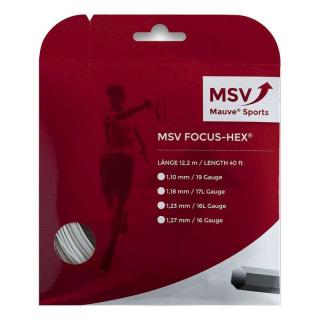 Naciąg tenisowy MSV Focus Hex 12m - white