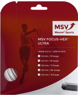Naciąg tenisowy MSV Focus Hex Ultra 12m - biały