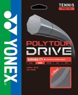 Naciąg tenisowy YONEX Poly Tour Drive - srebrny