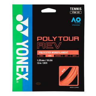 Naciąg tenisowy YONEX Poly Tour REV - pomarańczowy