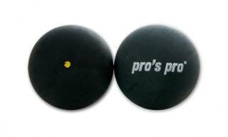 Piłka do squasha PRO'S PRO Yellow Dot