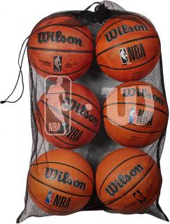 Torba siatka na piłki WILSON NBA 6 Ball Mesh Carry Bag
