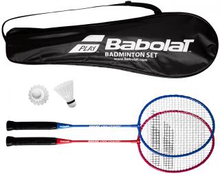 Zestaw do badmintona BABOLAT Leisure x2 - 2 rakiety, lotki