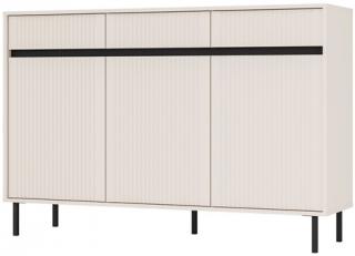 meble OSAKA 833 komoda z szufladami drzwiami do salonu na nóżkach beż piask