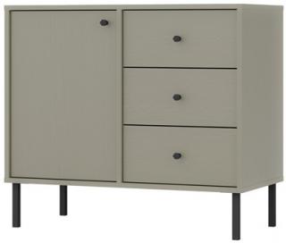 meble TOKYO 814 komoda z szufladami do salonu na nóżkach eukaliptus N2