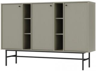 meble TOKYO 823 szeroka komoda do salonu na nóżkach eukaliptus N3