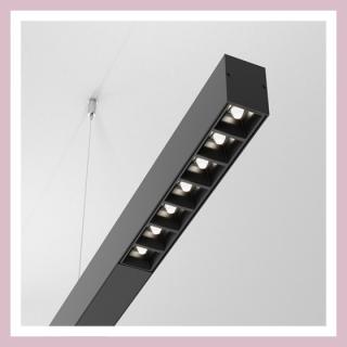 OPTIMA updown 138 LED 3000K 64deg; zwieszana czarny struktura 59884-M930-WB-00-12 Quick Shipment