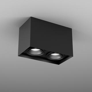 SQUARES next 50x2 LED M930 36deg; Phase-Control natynkowy czarny struktura 46969-M930-FB-PH-12 Quick Shipment