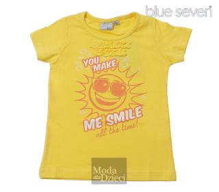 BLUE SEVEN Koszulka z uśmiechniętym słoneczkiem