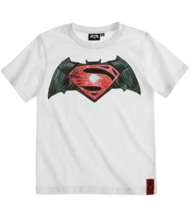 Koszulka z krótkim rękawem Batman vs Superman  biała