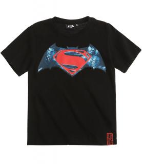 Koszulka z krótkim rękawem Batman vs Superman  czarna