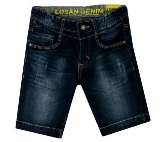 LOSAN Chłopięce bermudy jeansowe