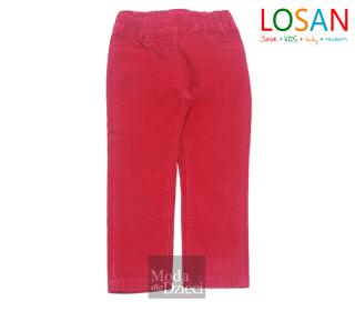 LOSAN Spodnie sztruksowe różowe
