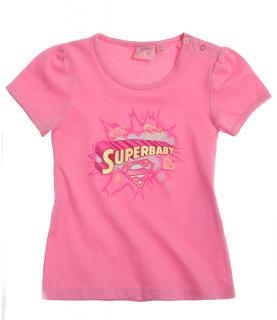 Superbaby Koszulka z krótkim rękawem różowa