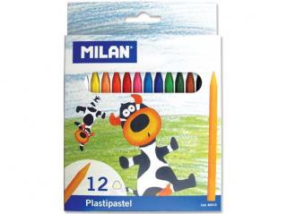 KREDKI PLASTIPASTEL MILAN 12 KOLORÓW KREDKI PASTELOWE