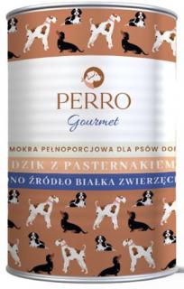 Dzik z pasternakiem psy dorosłe 400g Perro Gourmet