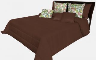 Narzuta pikowana na łóżko czekoladowa NMN-011 Mariall