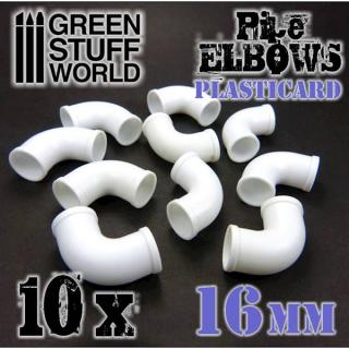 Plasticard Pipe ELBOWS 16mm
