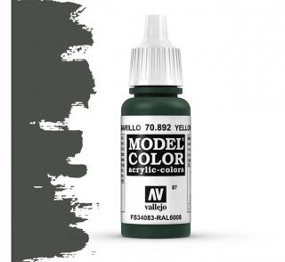 Vallejo Model Color Yellow Olive -17ml -70892