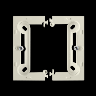 BASIC NEOS Puszka natynkowa pojedyncza, składana, głębokość 40 mm, beżowy [10]