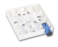 Gniazdo naścienne FTTH 2C  bez adapterów ALANTEC