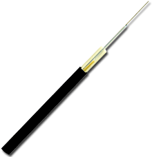 Kabel światłowodowy OS2 abonencki FTTx okrągły SM 4J 9/125 LSOH czarny 1000m ALANTEC