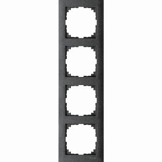 Merten M-Pure, ramka czterokrotna,  antracytowy