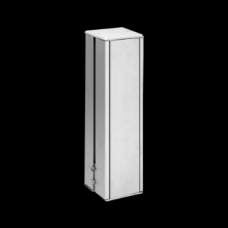 Minikolumna 2-stronna, wys.285mm 80x80mm, 2x5x K45; aluminium