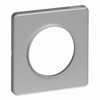 Odace Touch, ramka 1-krotna, podstawa aluminium,  aluminium