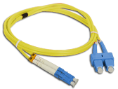 Patch cord SM LC-SC duplex 9/125 1.0m. ALANTEC