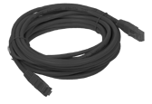 Patch-cord U/UTP kat.5e PVC 2.0m czarny ALANTEC