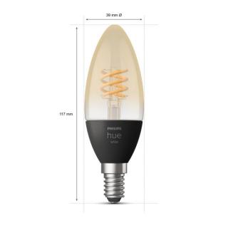 Philips Hue White Żarówka Filament C37 E14