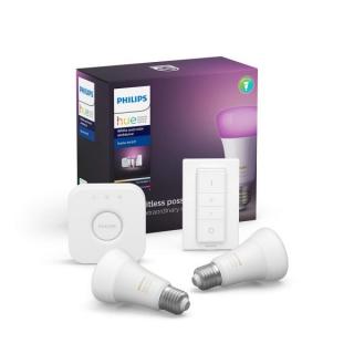 Philips Hue Zestaw startowy White and Color Ambiance 2xE27  z reg. przyciemniania