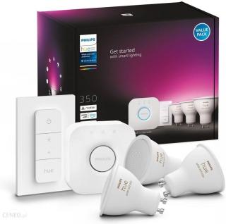 Philips Hue  Zestaw startowy White and Color Ambiance GU10