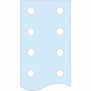 Rozdzielnice PrismaSet, listwa z otworami  25x 5mm