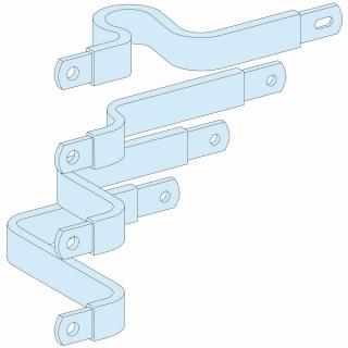 Rozdzielnice PrismaSet, przyłącza do mocowanego poziomo aparatu NSX250 250A  4P