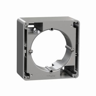SEDNA DESIGN podstawa natynkowa, srebrne aluminium