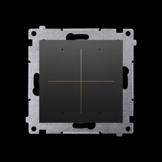 SIMON 54 Elektroniczny łącznik/przycisk 4-krotny, czarny [10]  *do sterowania czterema obwodami