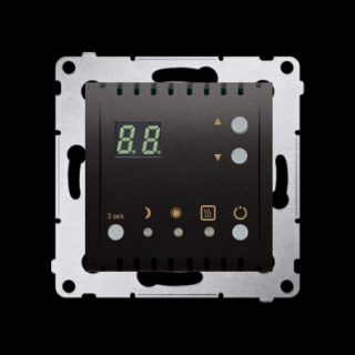 SIMON 54 Regulator temperatury z wyświetlaczem z czujnikiem wewnętrznym, antracyt [10]