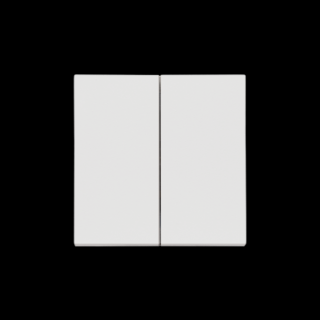 SIMON 55 Klawisz podwójny do: SW6/2WM, SW7/2M, jasnoszary mat  [20]