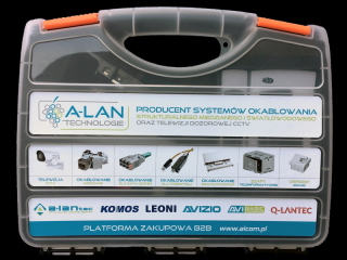 Zestaw narzędzi instalatorskich w walizce  ALANTEC