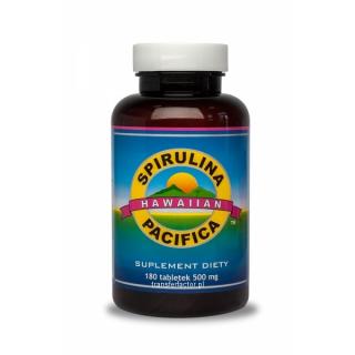 Spirulina Pacifica hawajska 500 mg (180 tabletek) - suplement diety