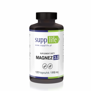 Supplife - Magnez 3.0 - 120 kaps Supplife - Magnez 3.0 - 120 kaps