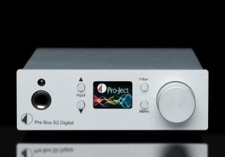 Pro-Ject Pre Box S2 Digital przedwzmacniacz stereo z wbudowanym przetwornikiem DAC  srebrny