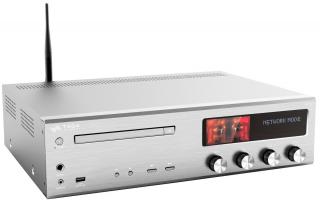 TAGA HARMONY HTR-1500CD amplituner z CD - streamer srebrny