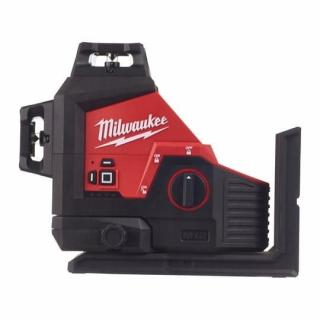 Laser płaszczyznowy Milwaukee 3x360 M12 3PL-0C, wiązka zielona