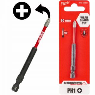 Milwaukee Bit Shockwave PH1 90mm-1szt.