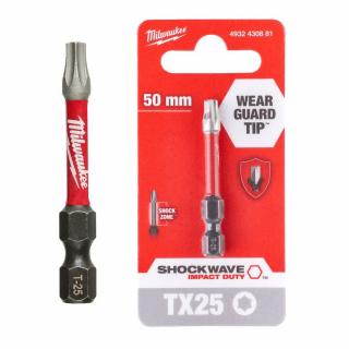 Milwaukee Bit Shockwave TX25 50mm-1szt.