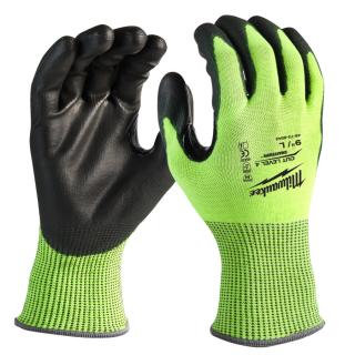 Milwaukee Rękawice odp na przec HI-VIS -D - XL/10