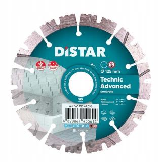 Tarcza diamentowa do betonu Distar TECHNIC ADVANCED 125mm x 22.23mm